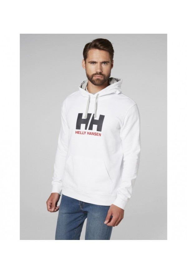 SUDADERA HH LOGO HOODIE  BLANCO