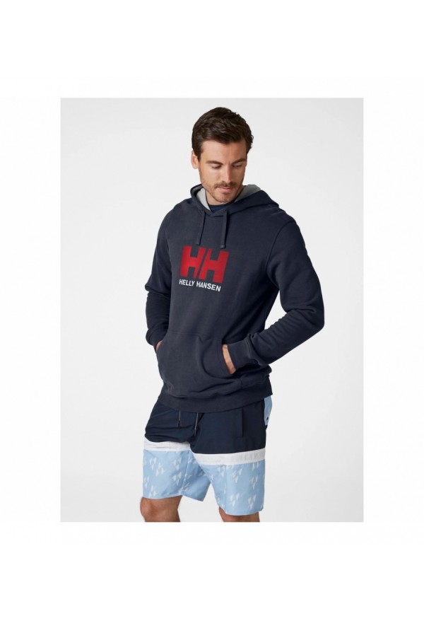 SUDADERA HH LOGO HOODIE  MARINO