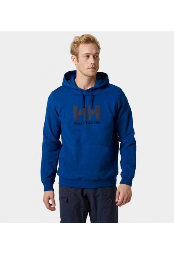 SUDADERA HH LOGO HOODIE  AZUL