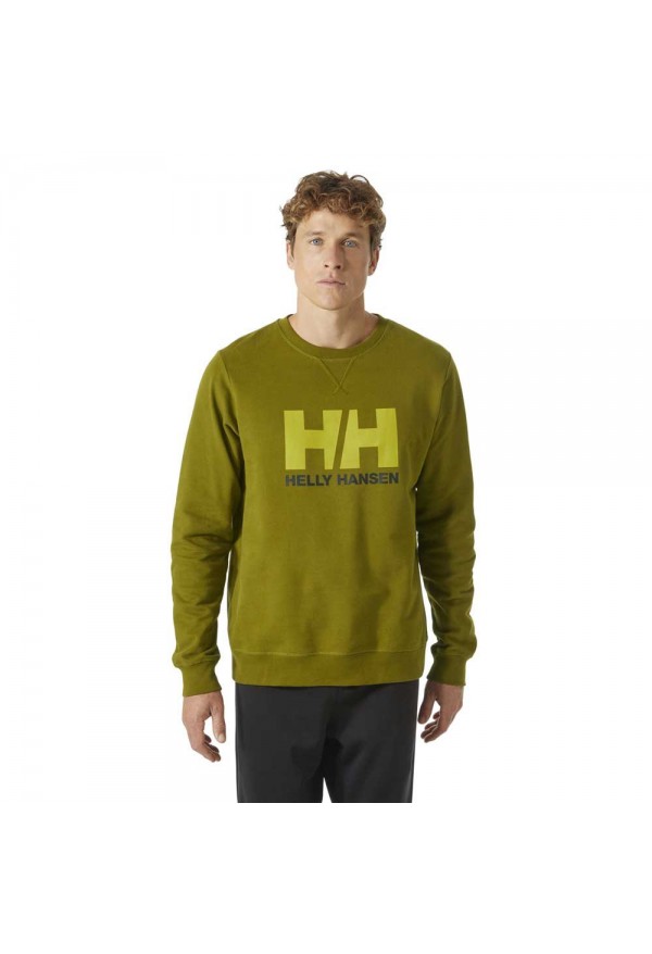 SUDADERA LOGO CREW SWEAT  VERDE