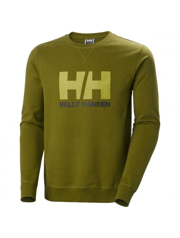 SUDADERA LOGO CREW SWEAT  VERDE