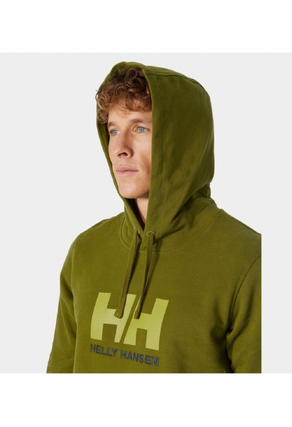 SUDADERA HH LOGO HOODIE  VERDE