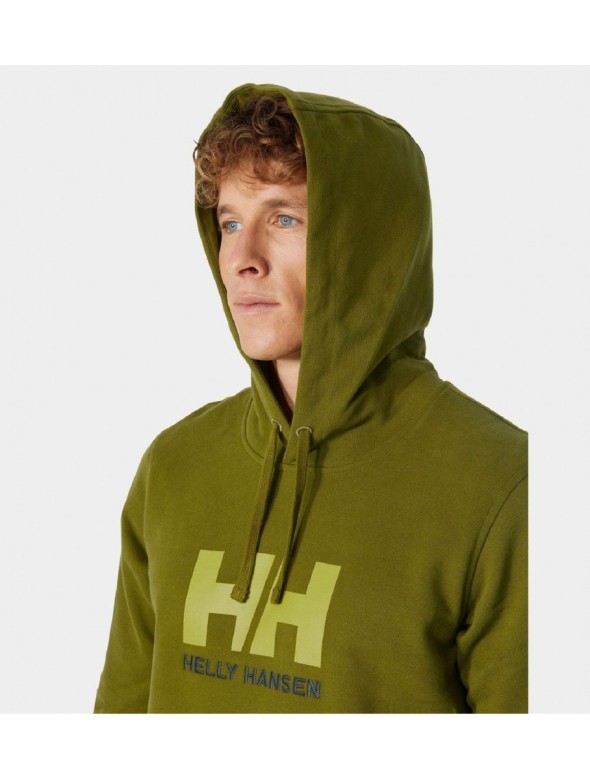 SUDADERA HH LOGO HOODIE  VERDE