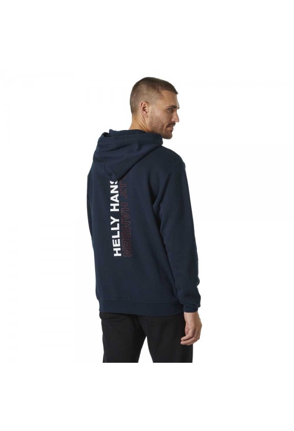 SUDADERA LOGO TRAS  MARINO