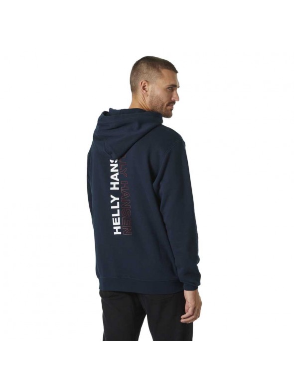 SUDADERA LOGO TRAS  MARINO