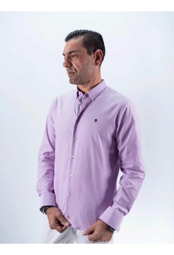 CAMISA LISA KST  VIOLETA