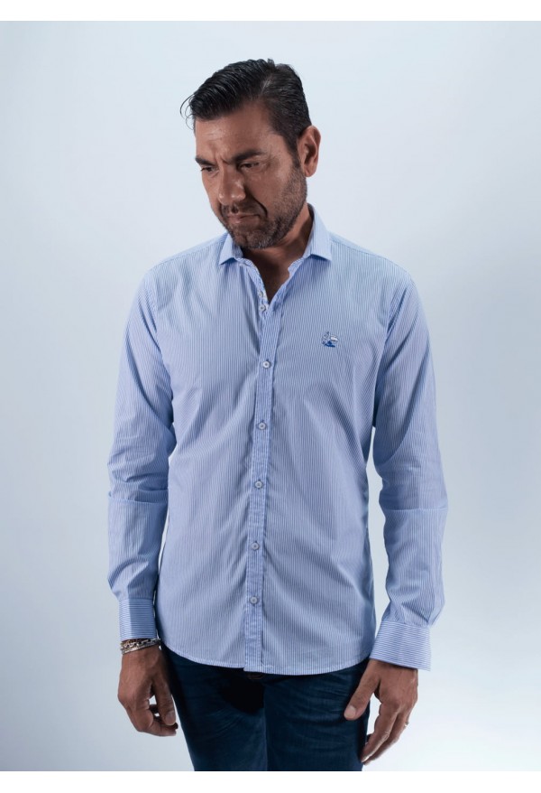 CAMISA RAYA CODACK LA VESPITA MARINO