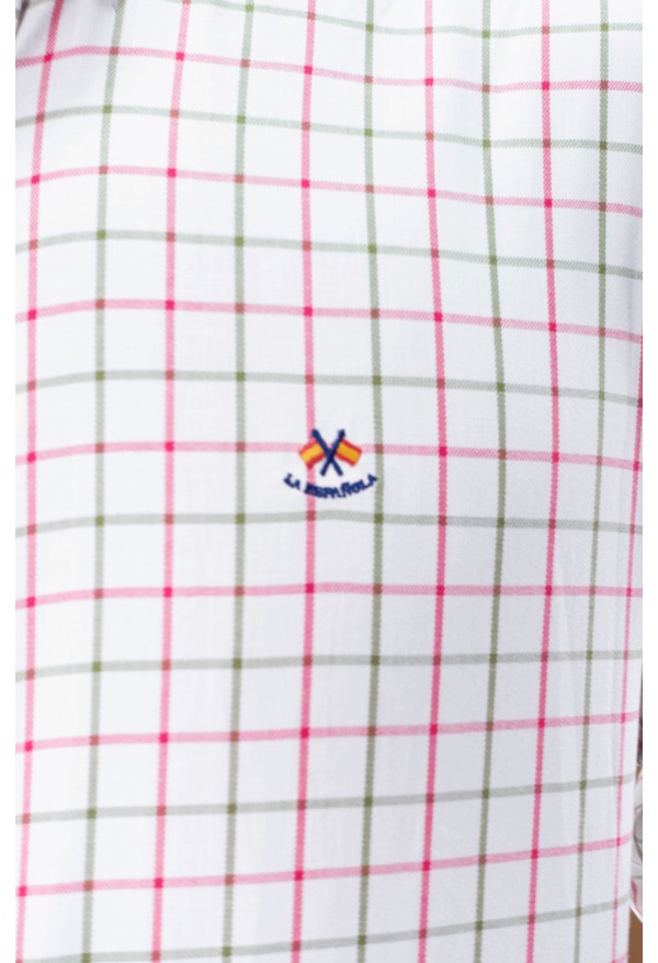 CAMISA CUADRO 6839 LA ESPAÑOLA FUXIA