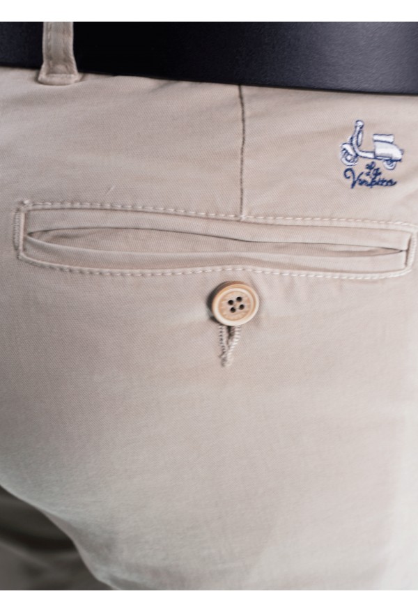 PANTALON CARGO LA VESPITA CAMEL