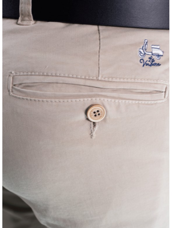 PANTALON CARGO LA VESPITA CAMEL