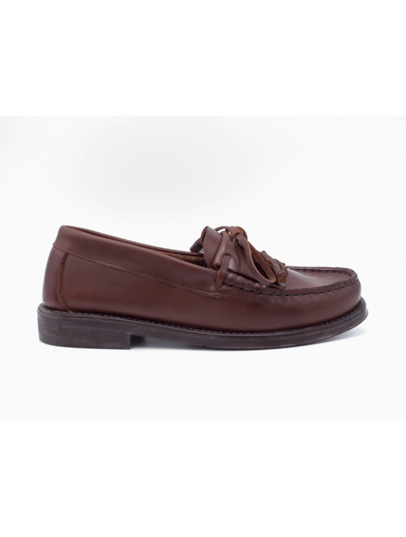 ZAPATO  LAZO BORLOT  MARRON