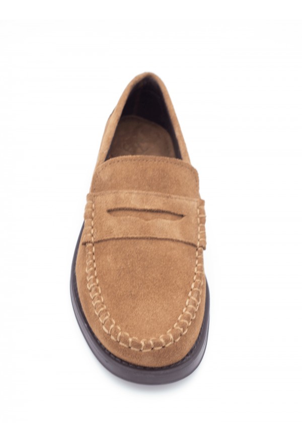 ZAPATO ANTIFAZ ANTE  CAMEL