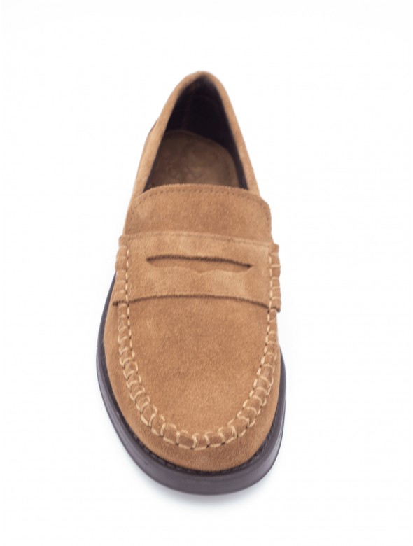 ZAPATO ANTIFAZ ANTE  CAMEL