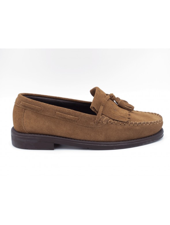 ZAPATO BORLOT ANTE  CAMEL