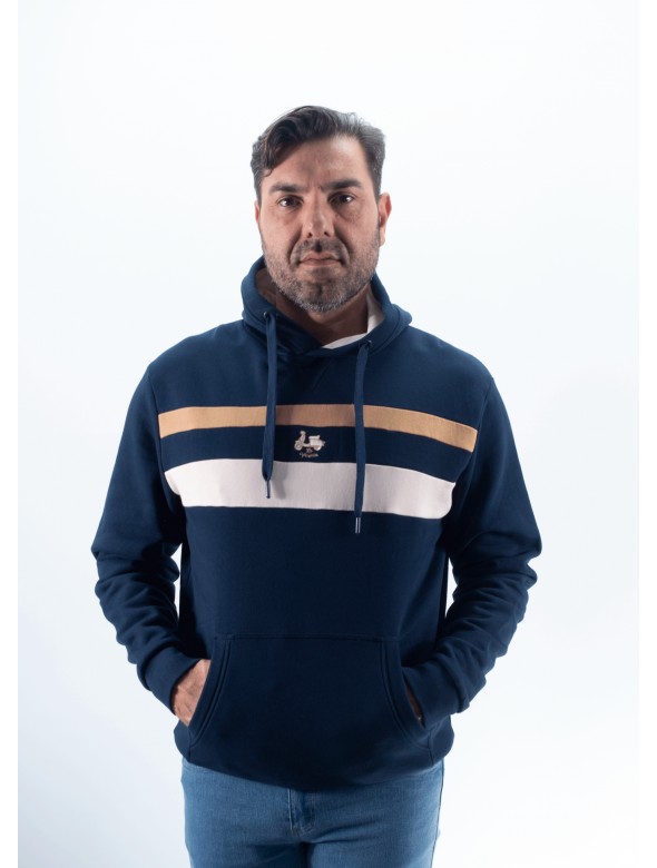 SUDADERA CAPUCHA LOGO LA...