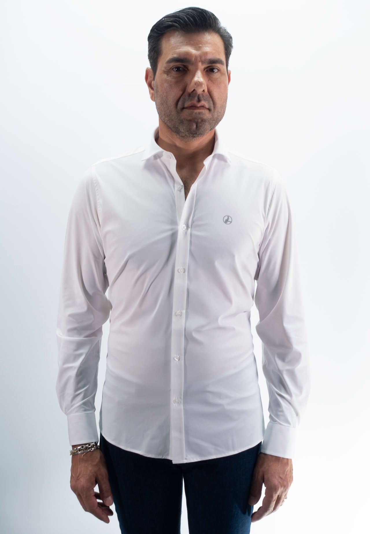 CAMISA LICRA LA VESPITA BLANCO