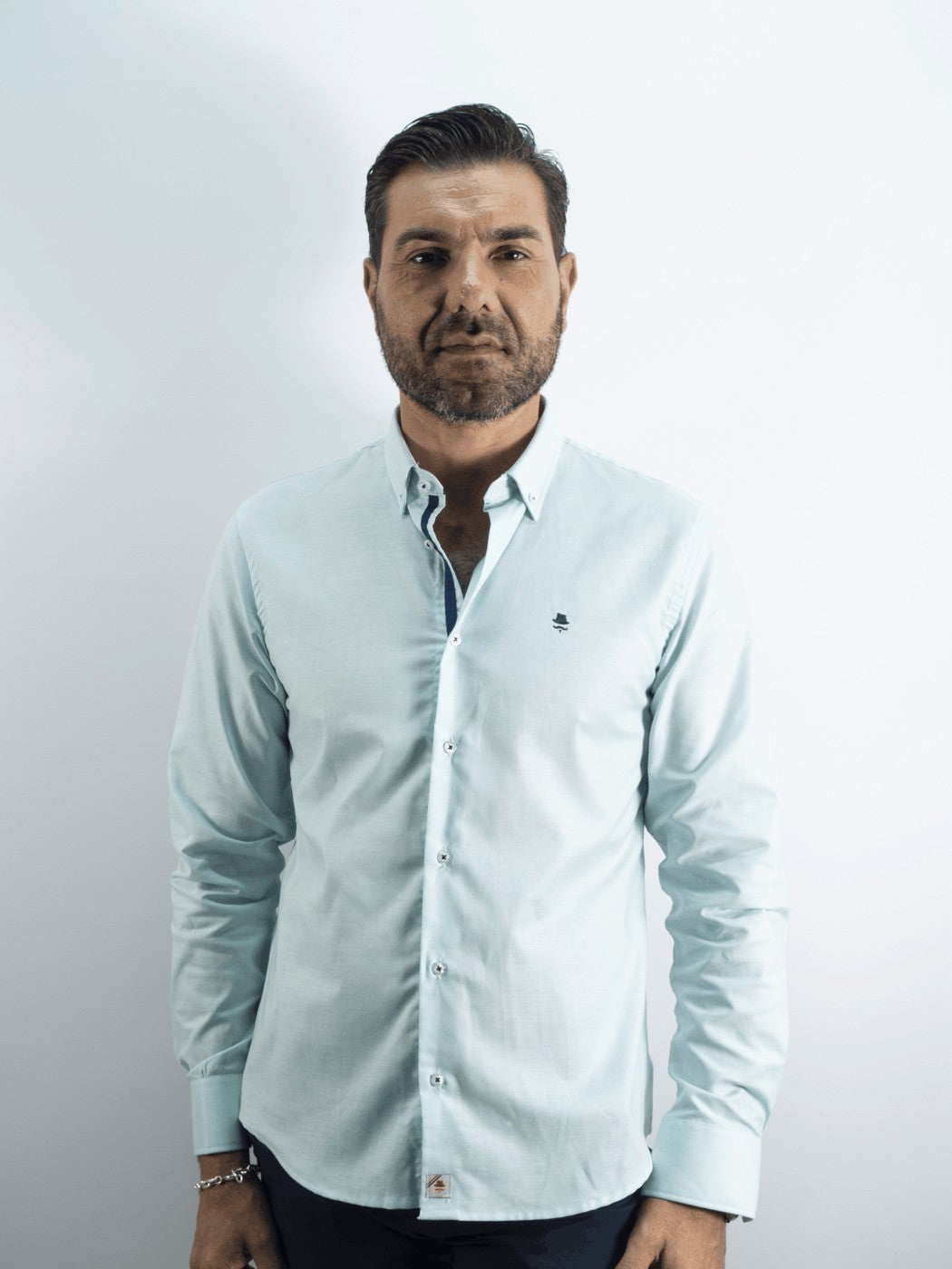 CAMISA BASIC  AGUA MARINA