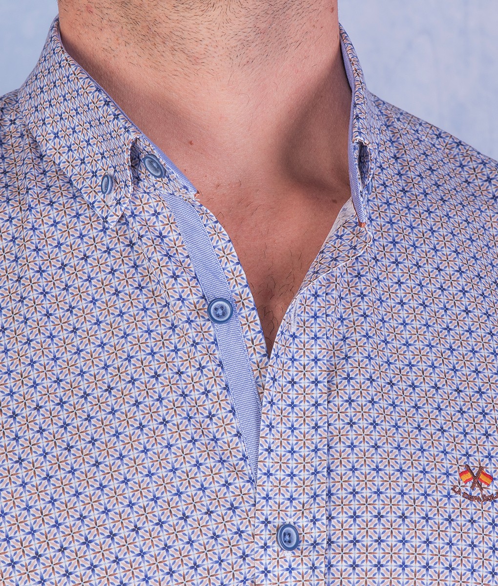 CAMISA ESTRELLA LA ESPAÑOLA AZUL