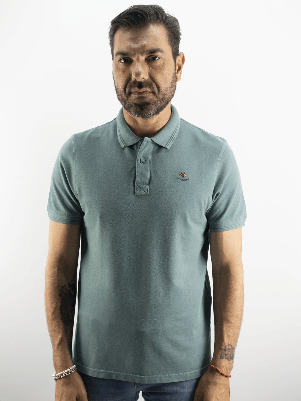 POLO BASICO PIQUE LA ESPANOLA VERDE