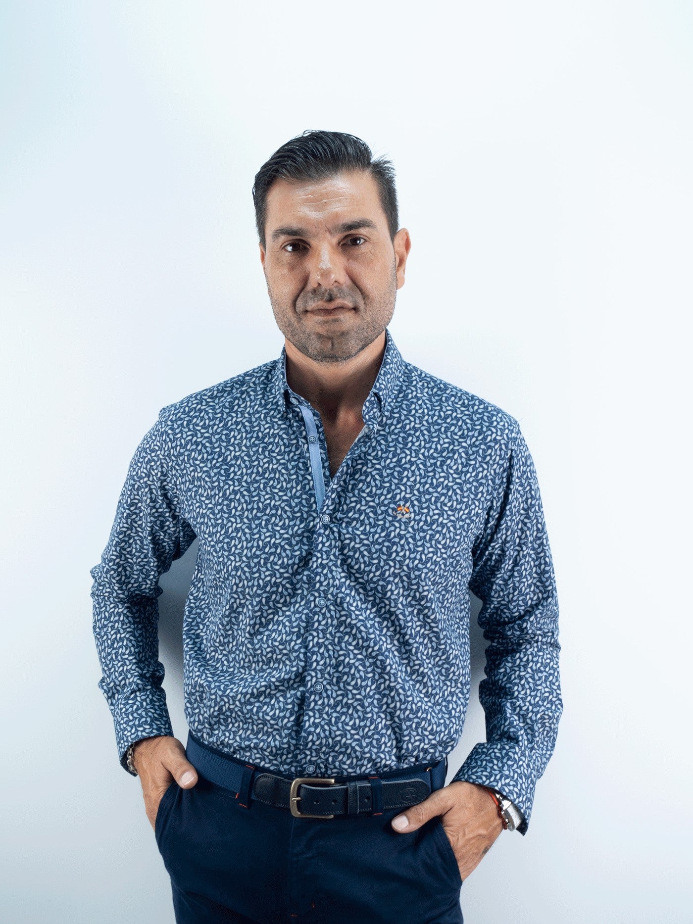 CAMISA LAGRIMA LA ESPAÑOLA MARINO