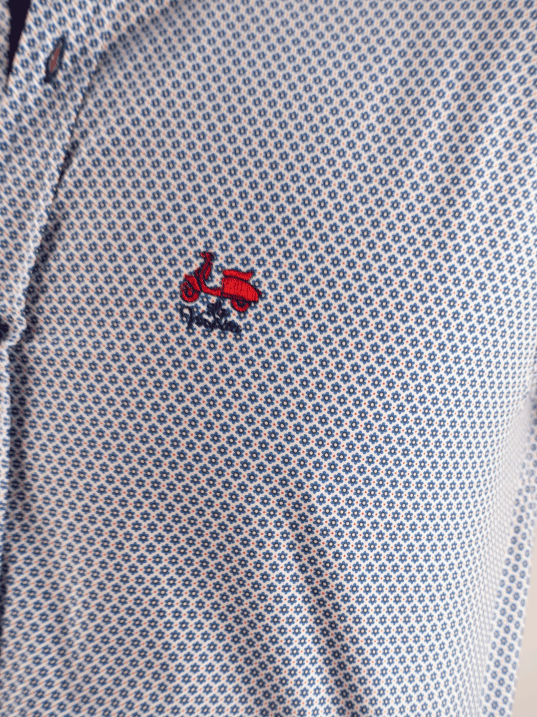 CAMISA AMAPOLA LA VESPITA MARINO