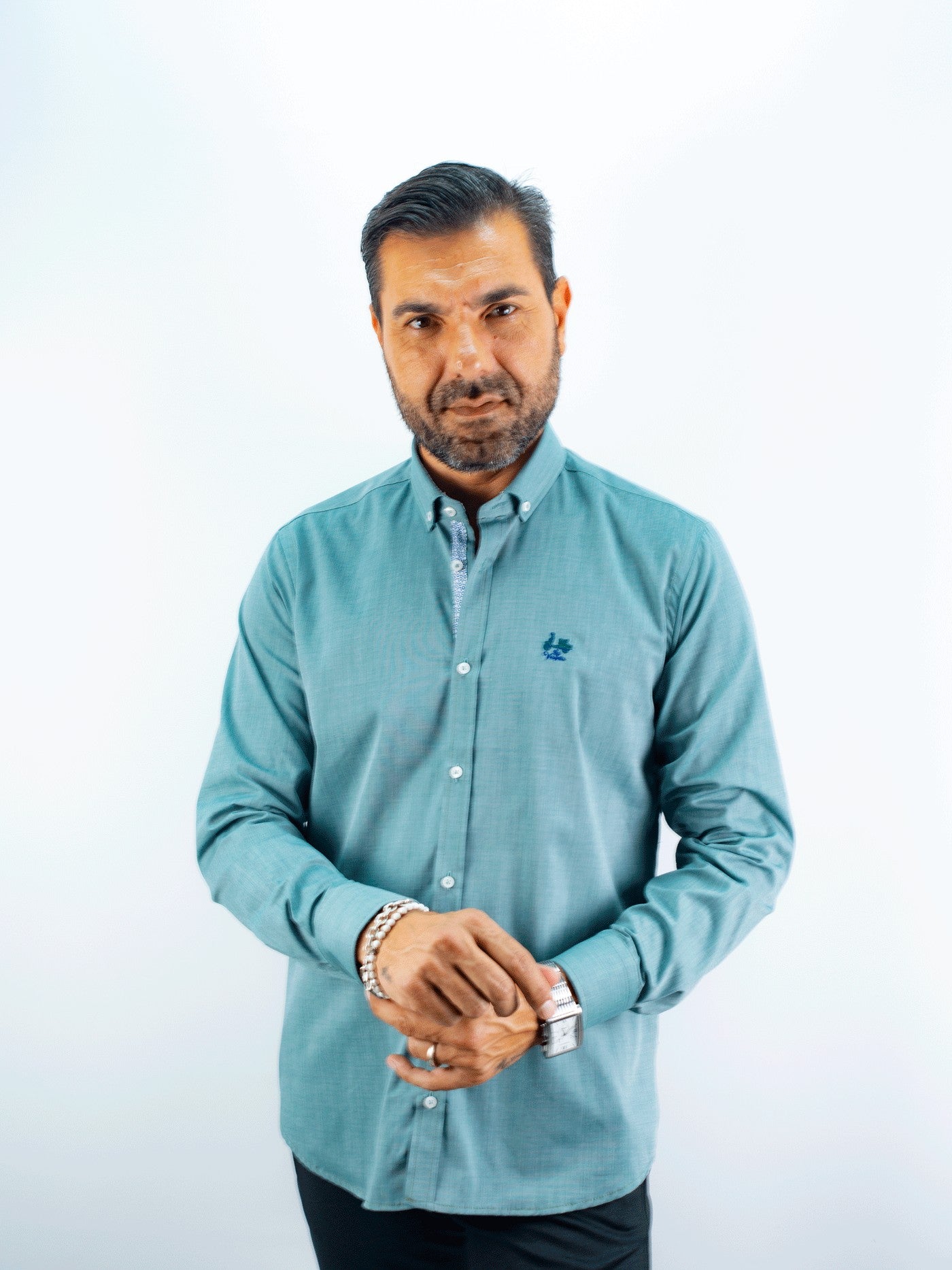 CAMISA FIL BASIC LA VESPITA VERDE