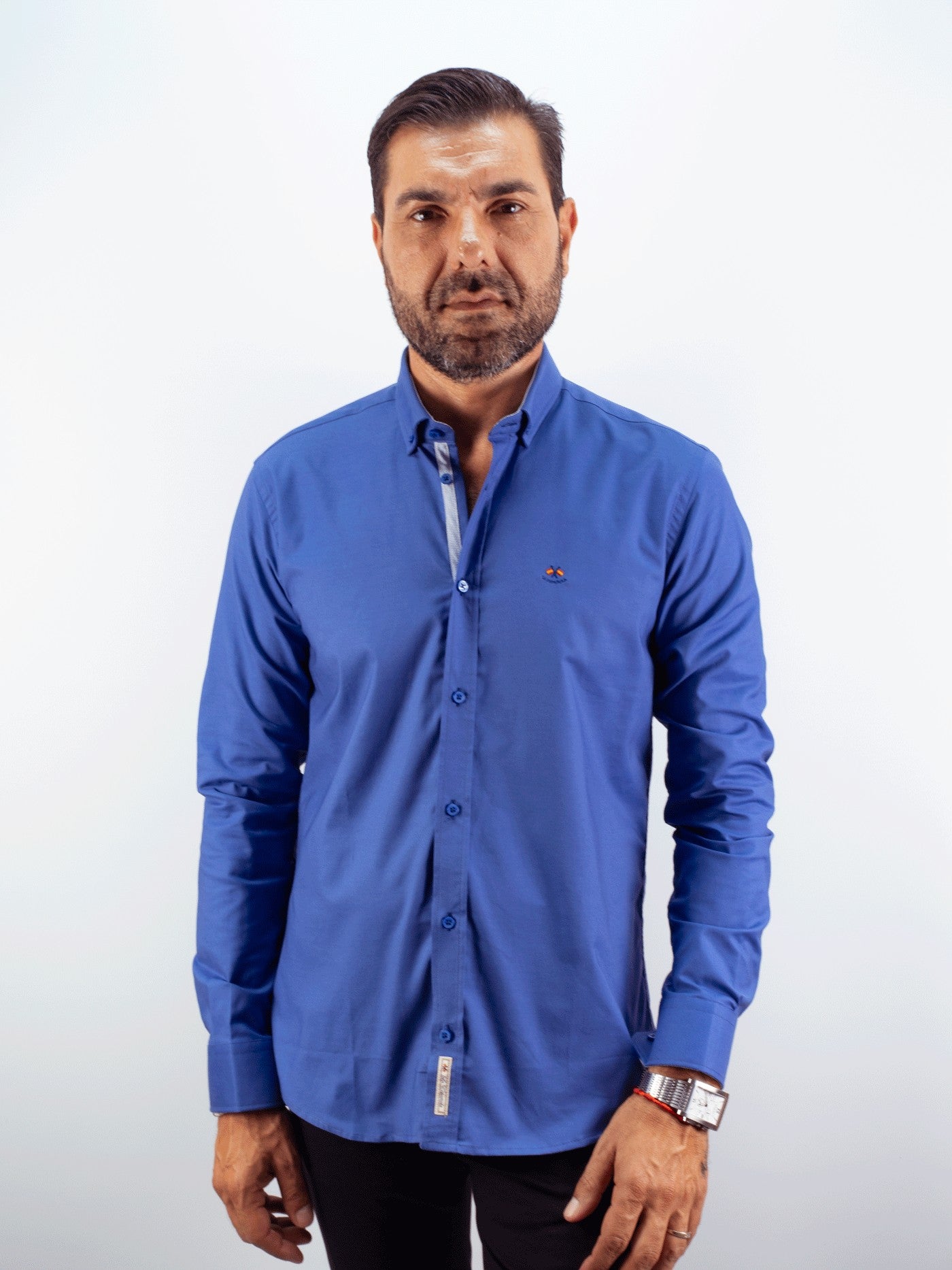 CAMISA BASIC 6 LA ESPAÑOLA AZUL