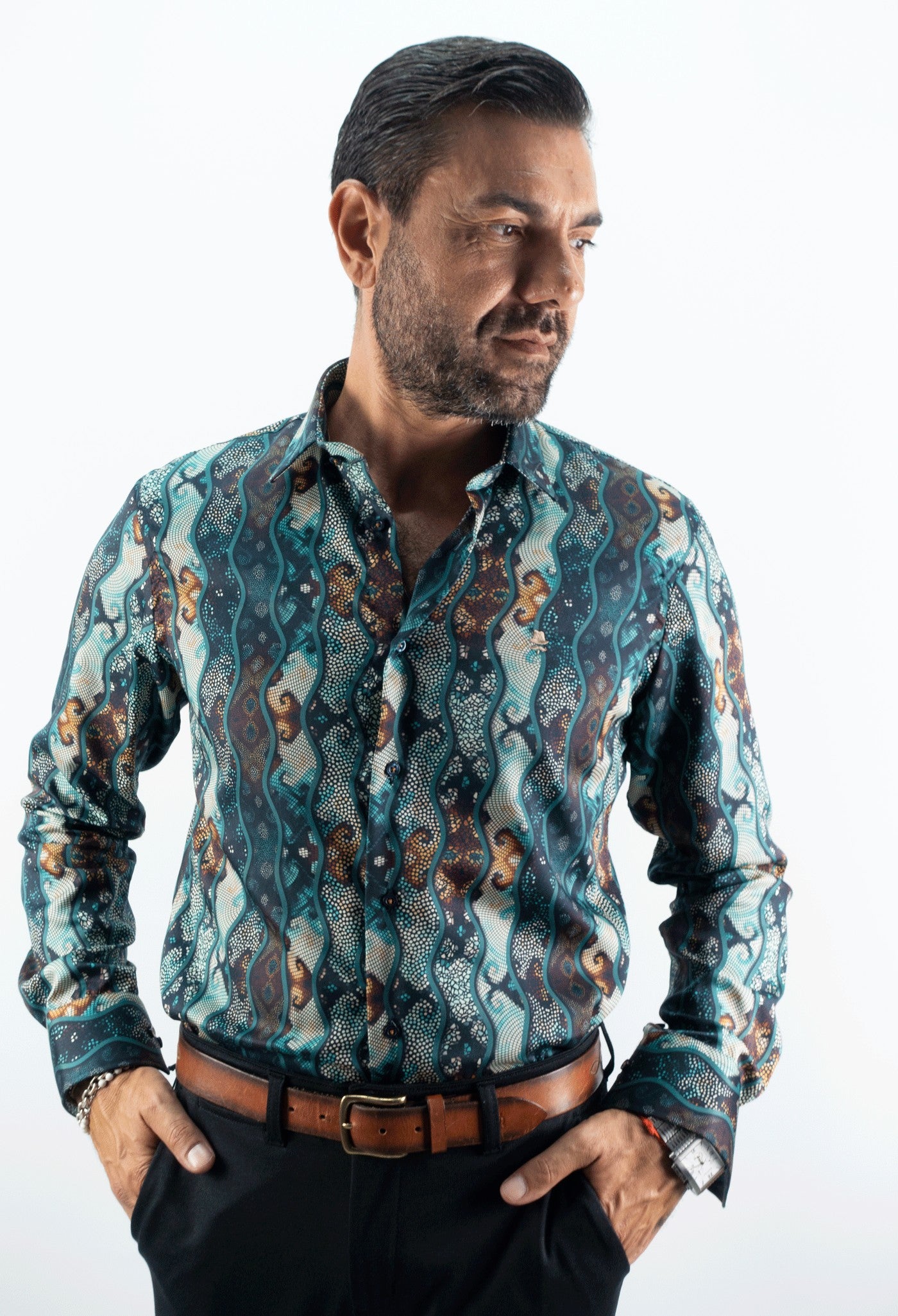 CAMISA SNAKE  VERDE