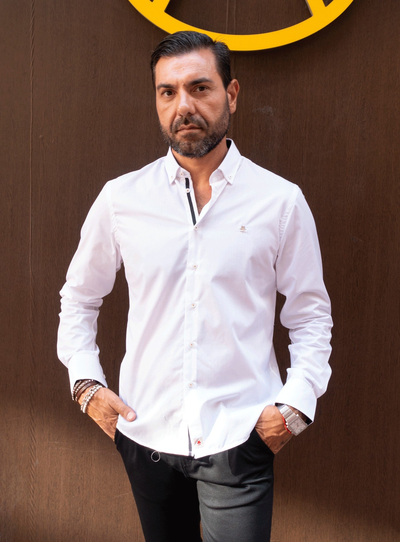 CAMISA BASICA KST  BLANCO