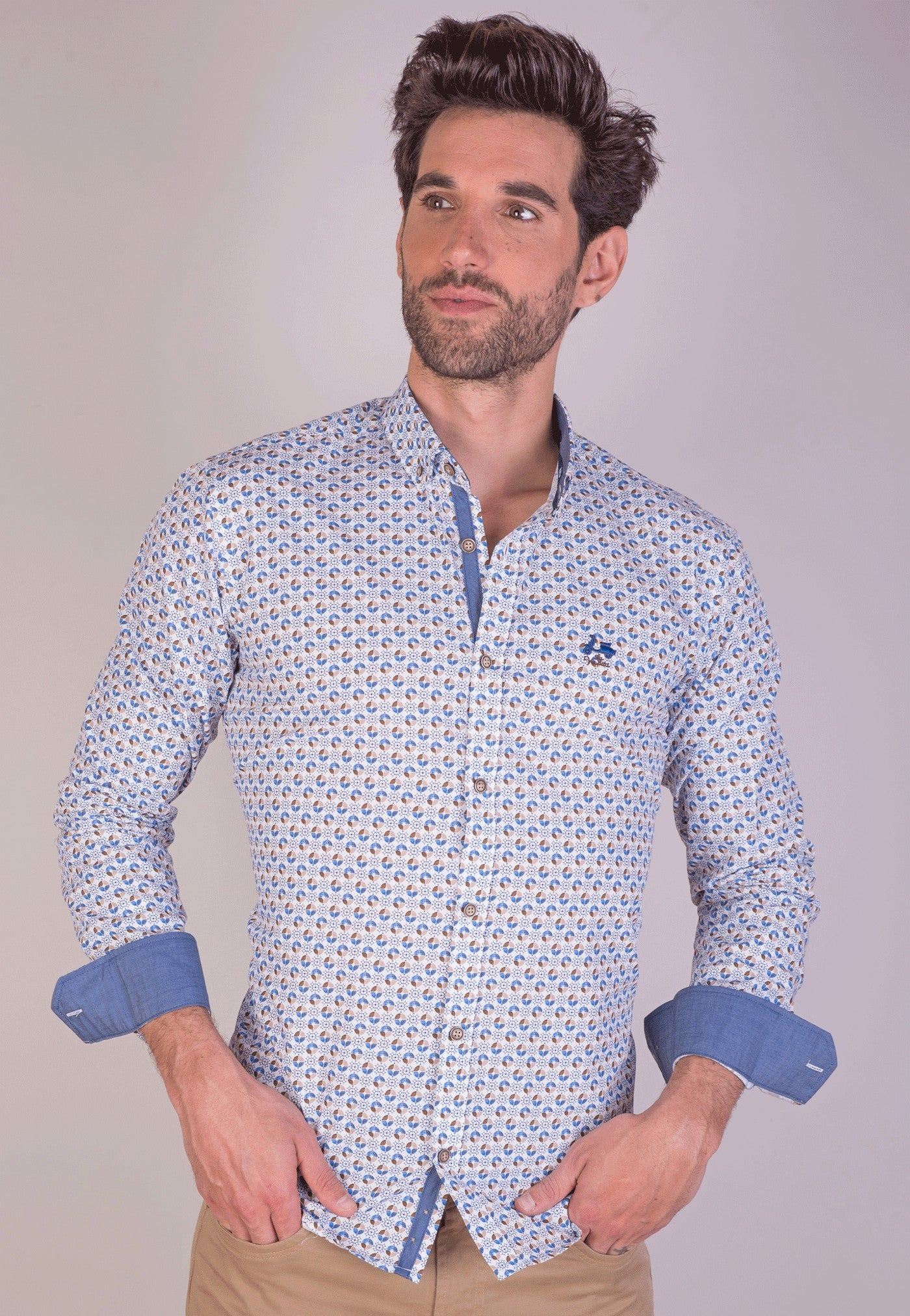CAMISA CIRCULO 4 LA VESPITA AZUL
