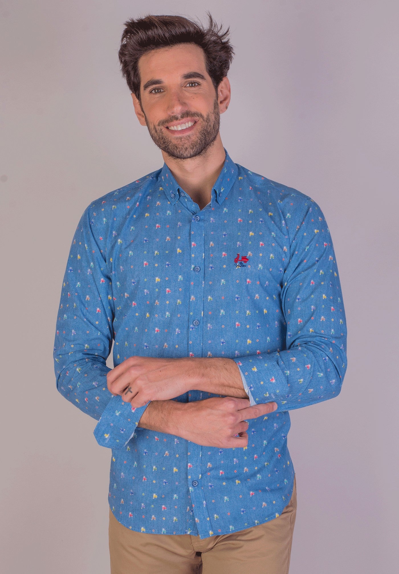 CAMISA VESPITAS TJN LA VESPITA AZUL