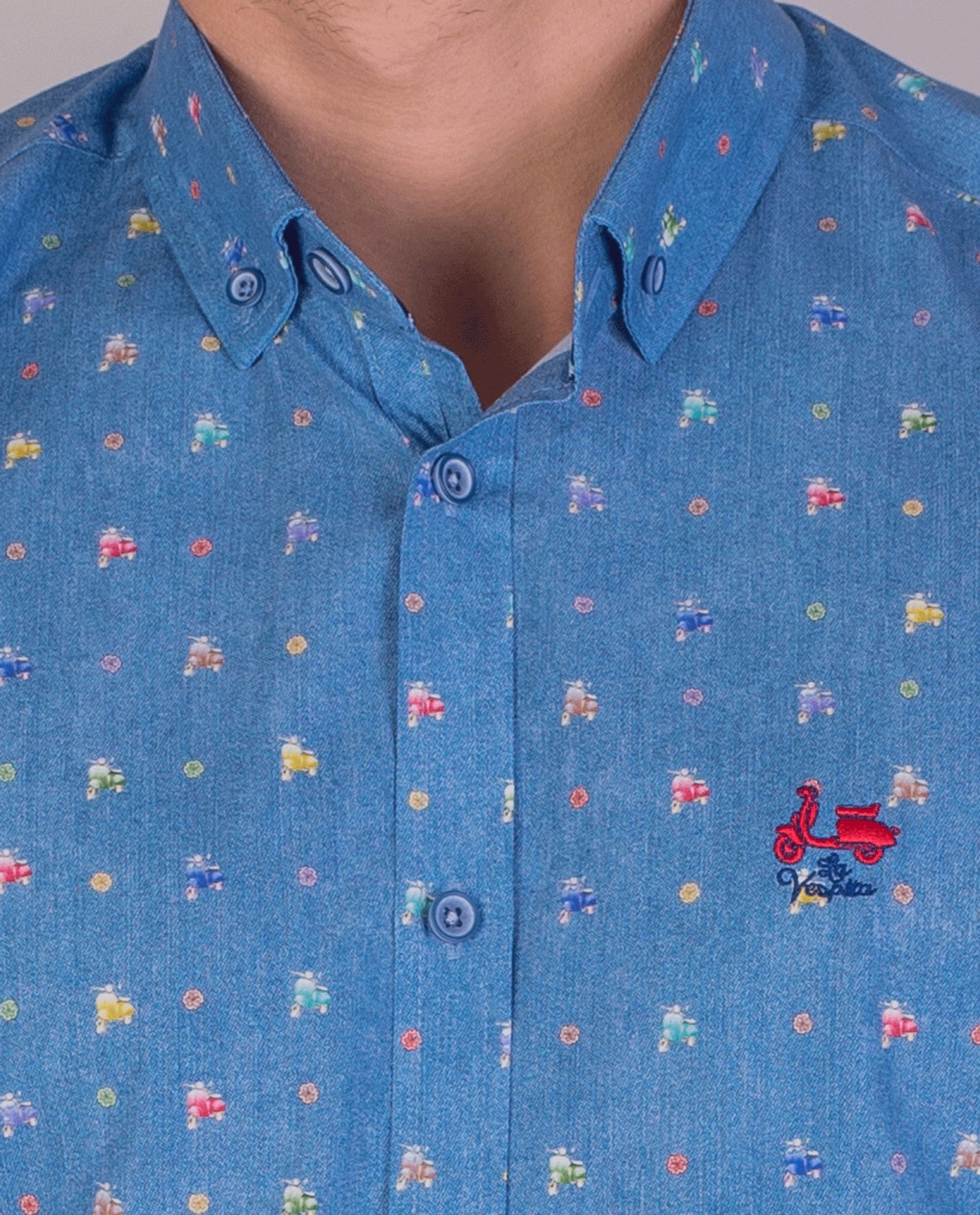 CAMISA VESPITAS TJN LA VESPITA AZUL