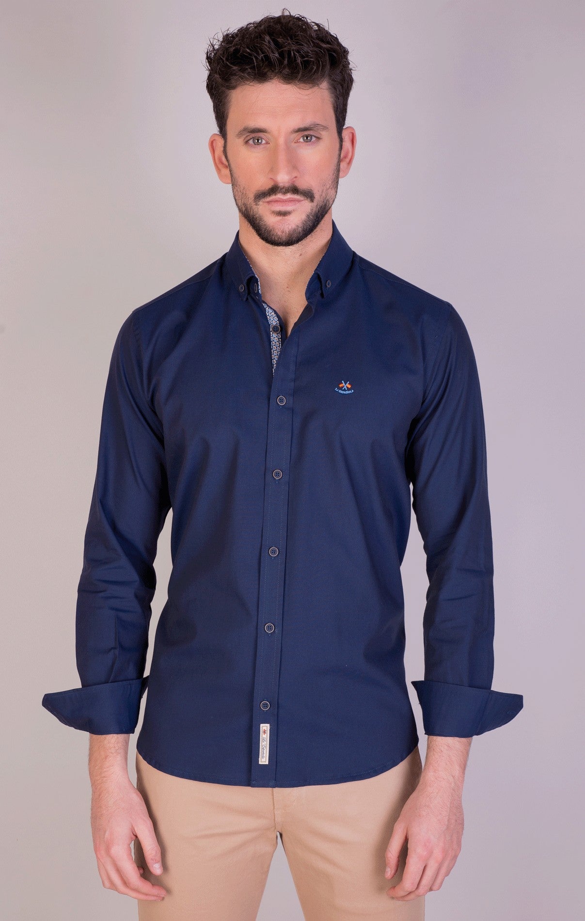 CAMISA BASIC P LA ESPANOLA MARINO