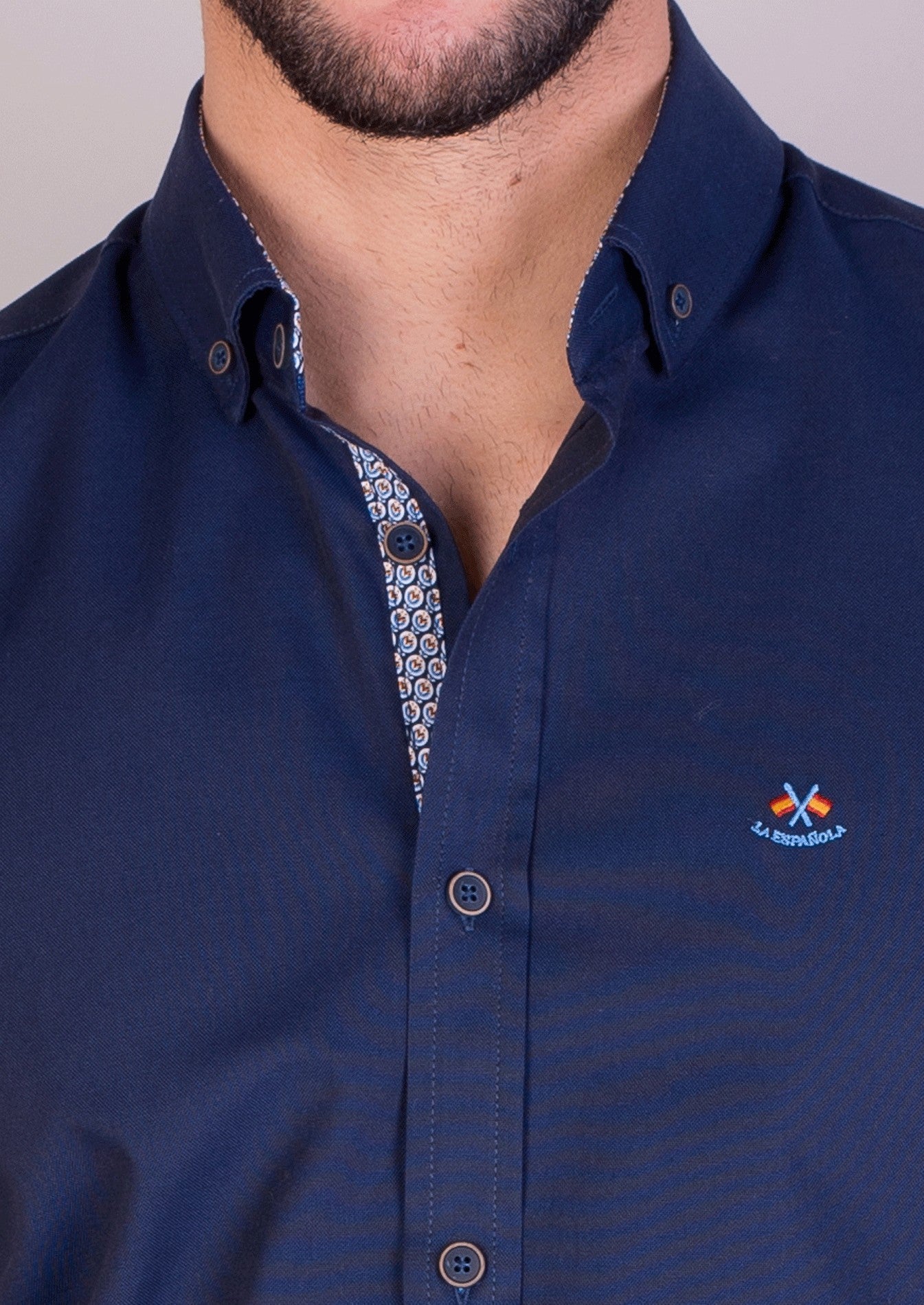 CAMISA BASIC P LA ESPANOLA MARINO