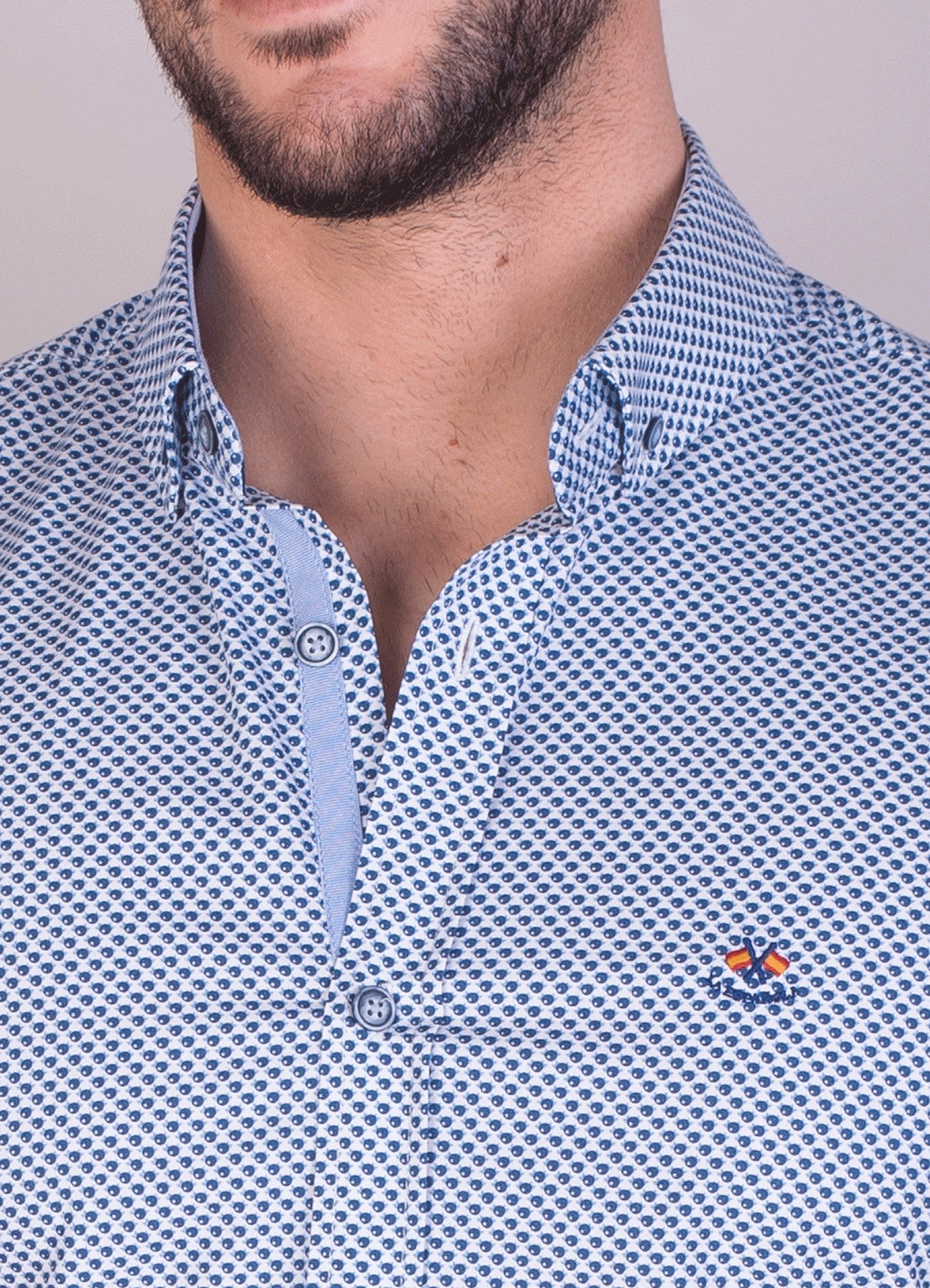 CAMISA BILLAR LA ESPAÑOLA MARINO