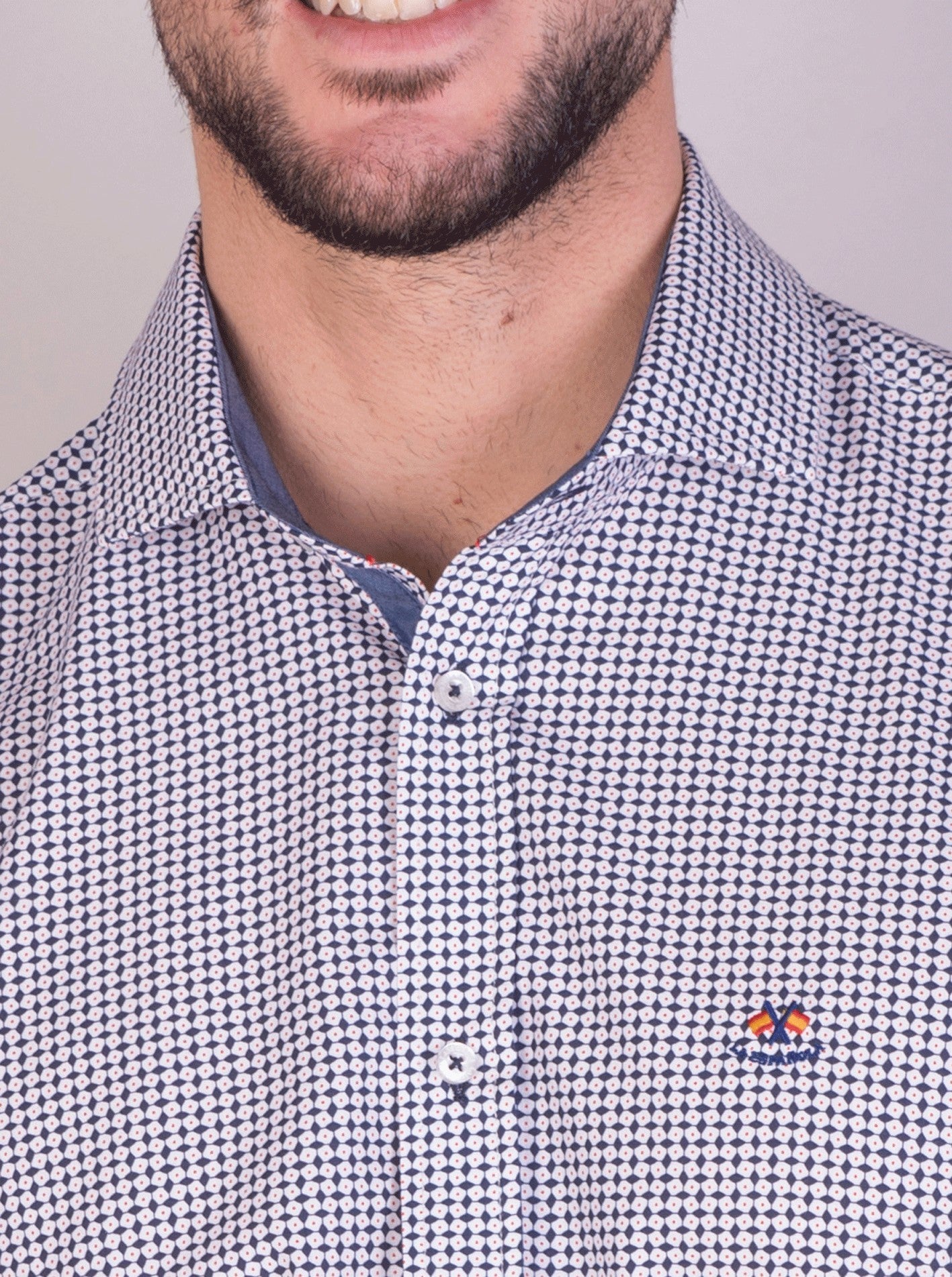 CAMISA FOX LA ESPAÑOLA MARINO