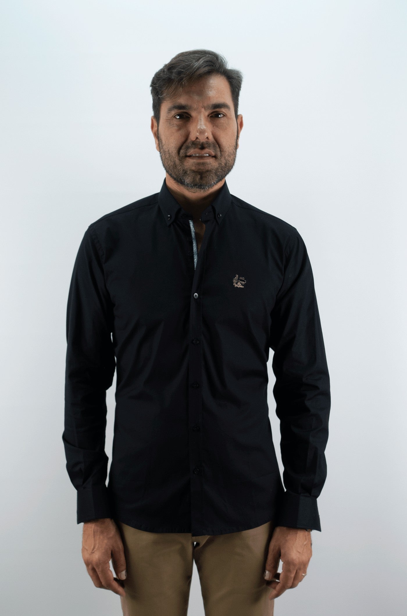 CAMISA SUPER LA VESPITA NEGRO