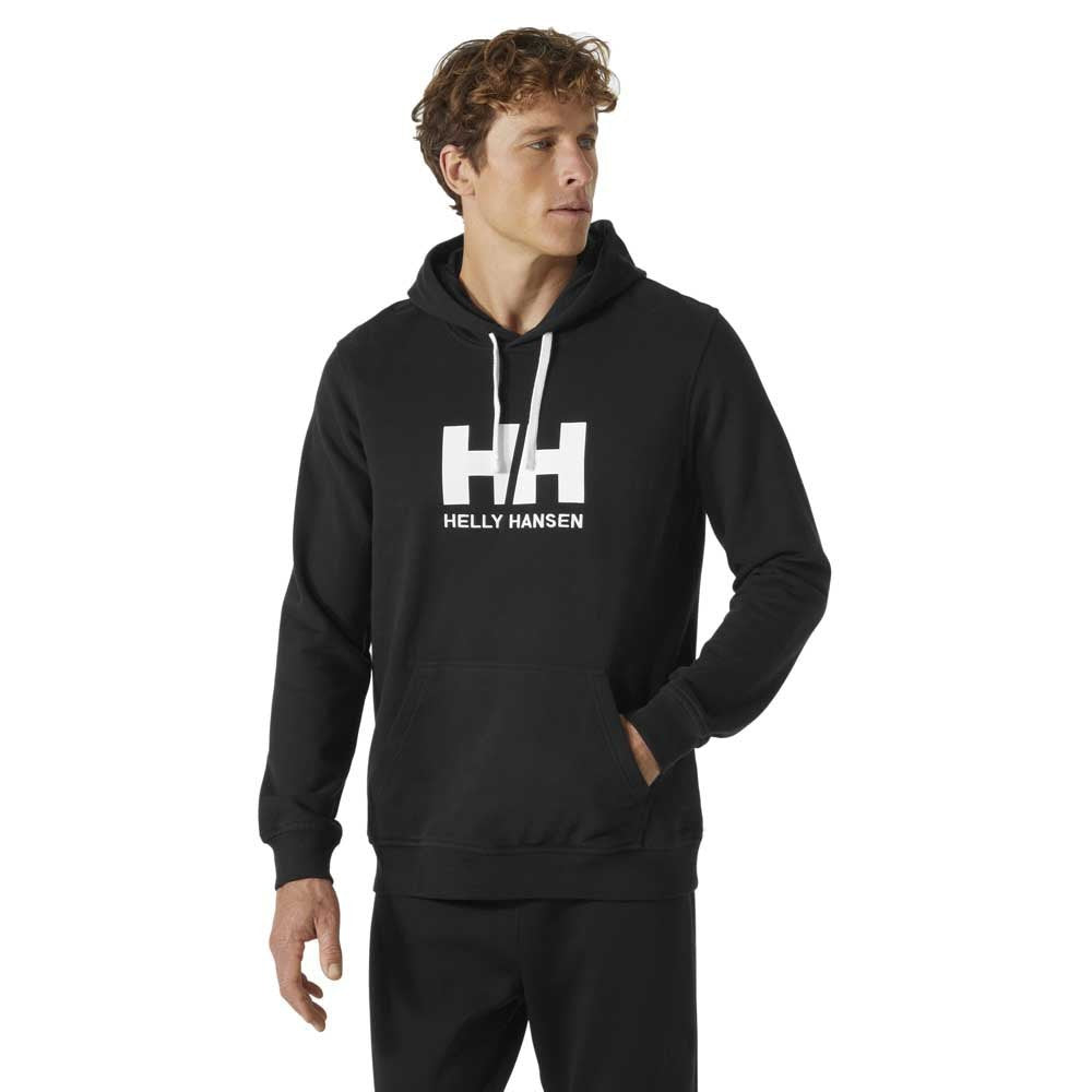 SUDADERA HH LOGO HOODIE  NEGRO