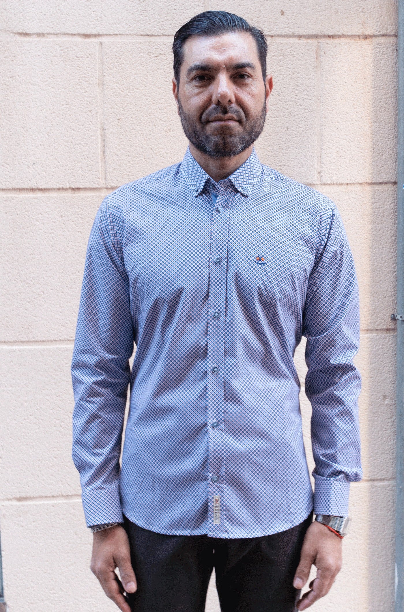 CAMISA ROMBO LA ESPAÑOLA MARINO