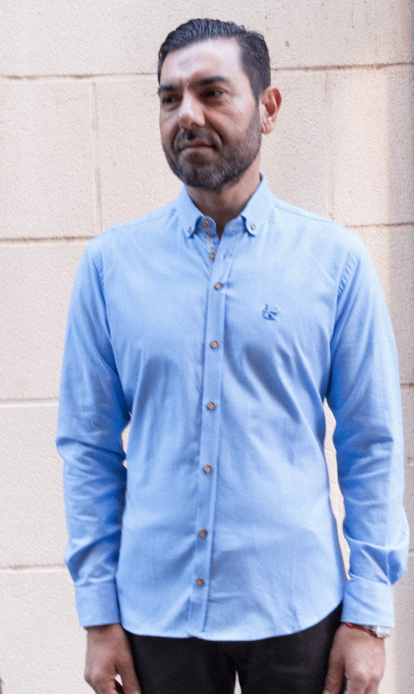 CAMISA TENCEL LA VESPITA CELESTE