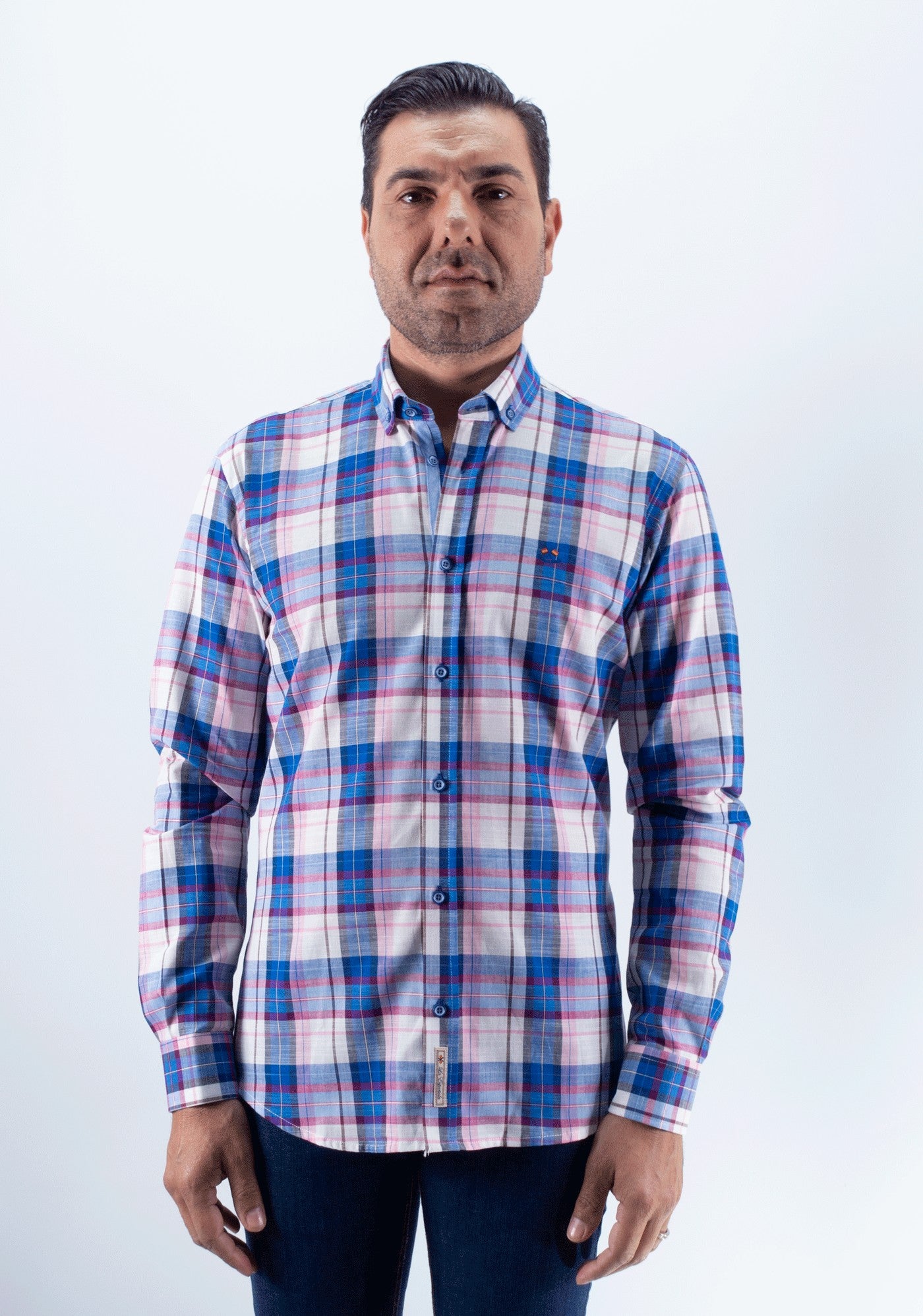 CAMISA CUADRO 71 LA ESPAÑOLA VIOLETA