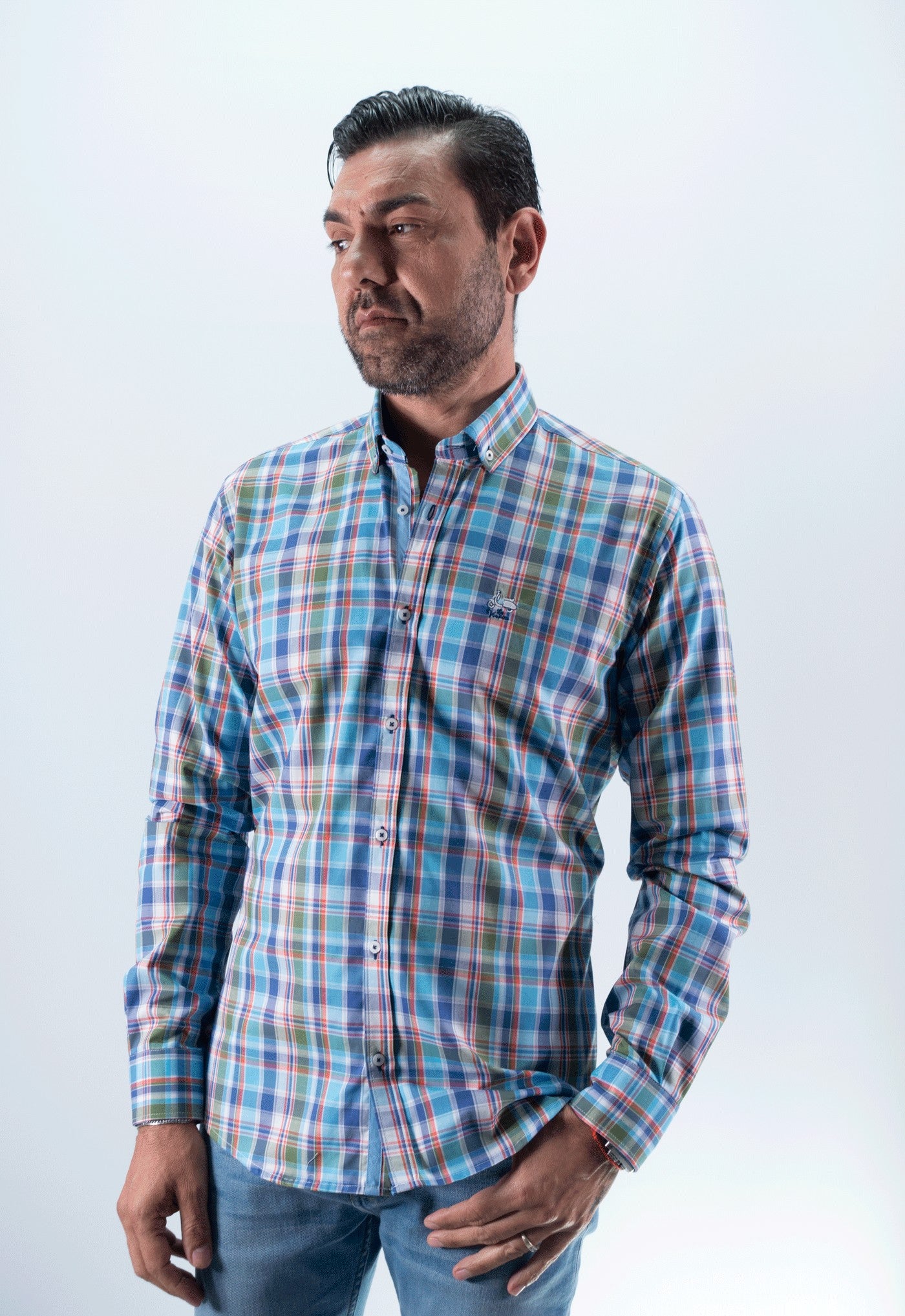 CAMISA CUADRO 49 LA VESPITA VERDE
