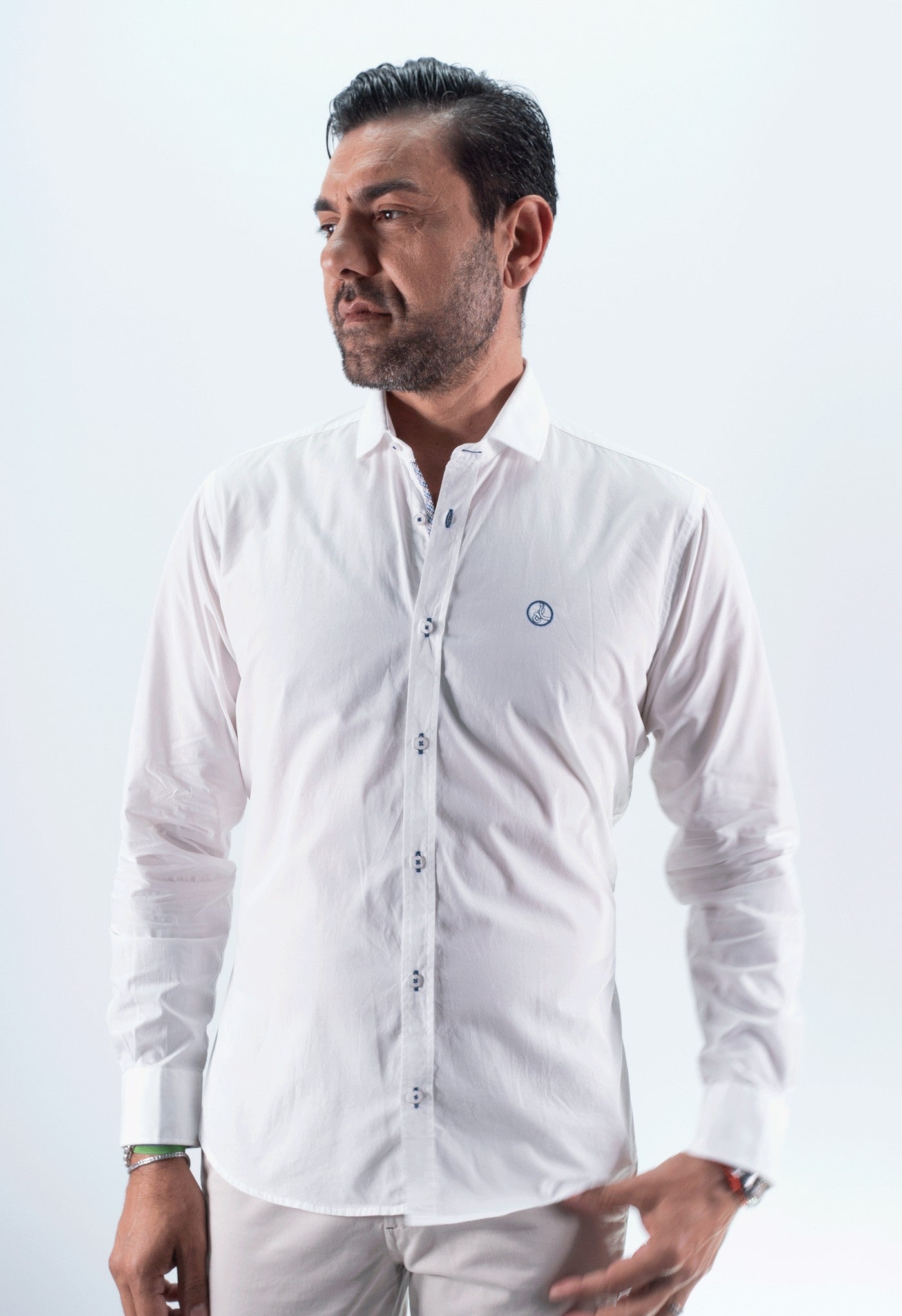 CAMISA FIL PREMIUM LA VESPITA BLANCO