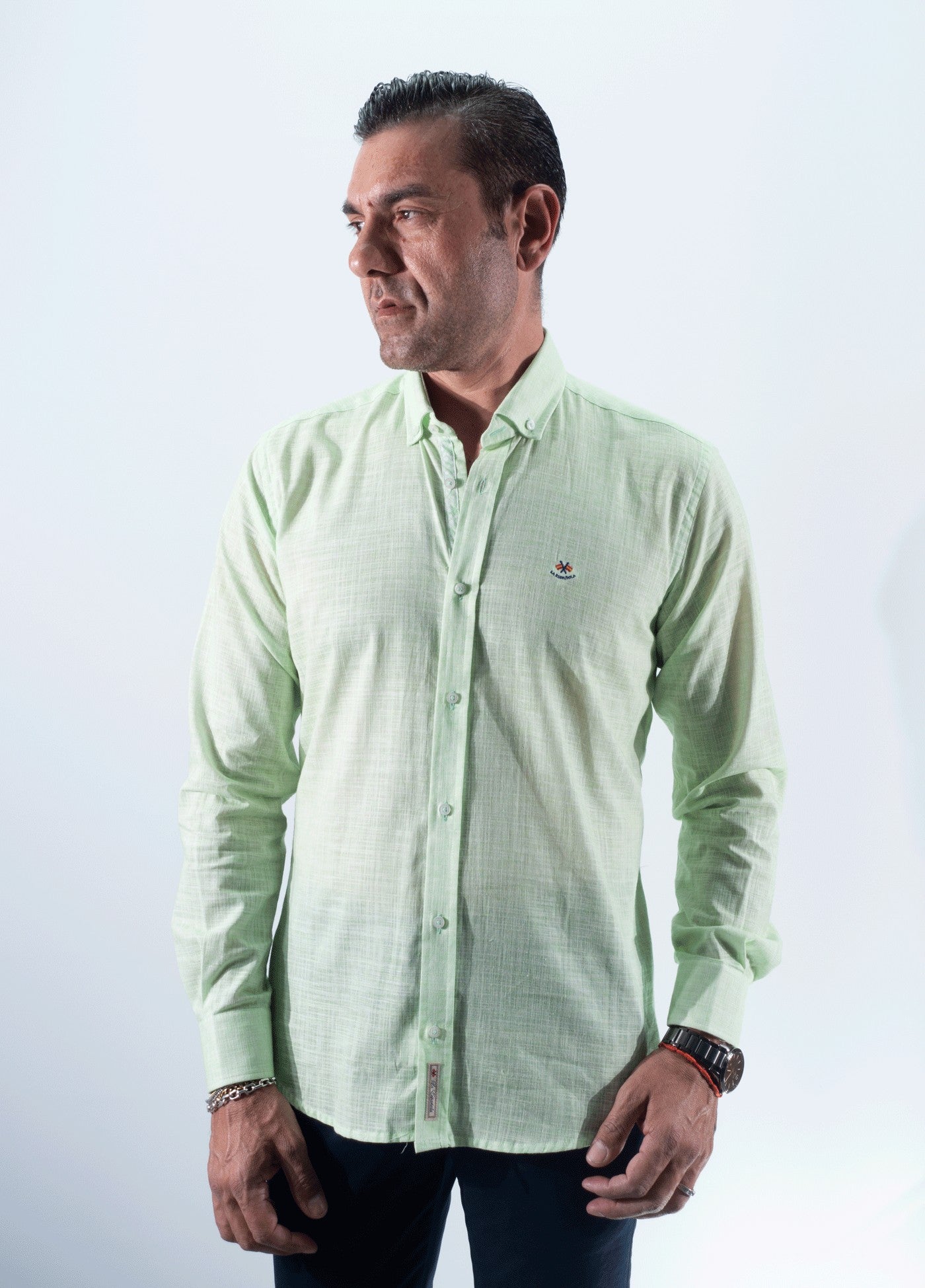 CAMISA GOMEZ LA ESPAÑOLA PISTACHO
