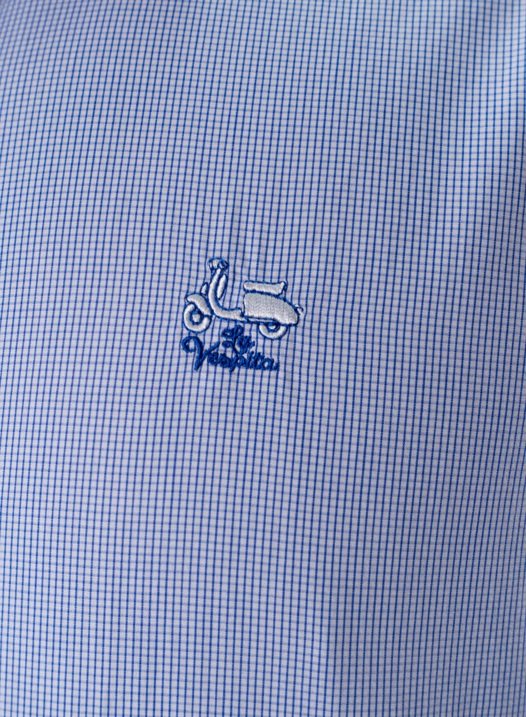 CAMISA CUADRITO 96 LA VESPITA AZUL