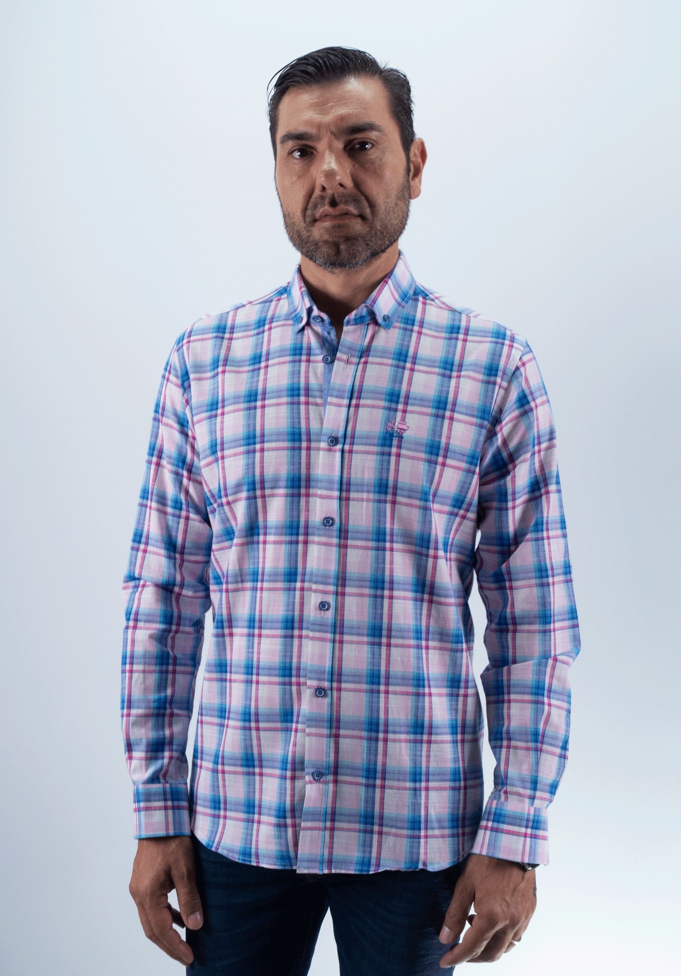 CAMISA CUADRO 52 LA VESPITA VIOLETA