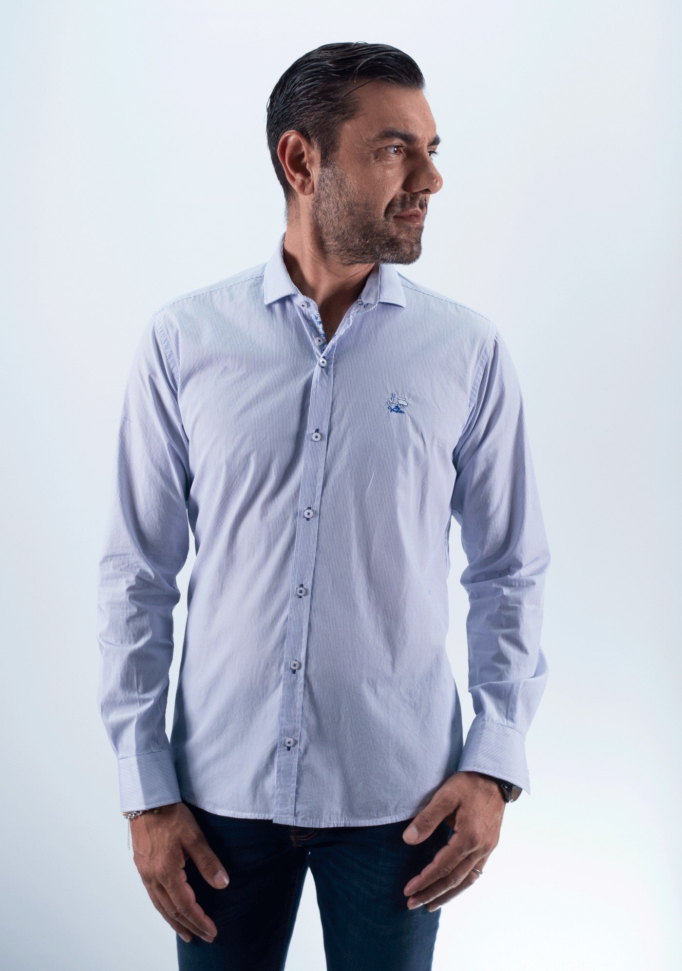 CAMISA RAYA 96 LA VESPITA AZUL