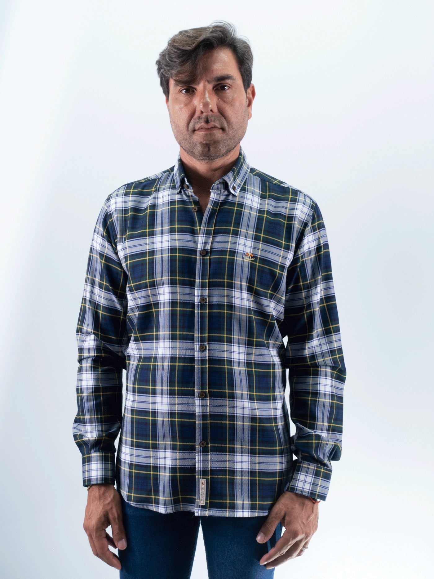 CAMISA CUADRO 47 LA ESPAÑOLA MARINO