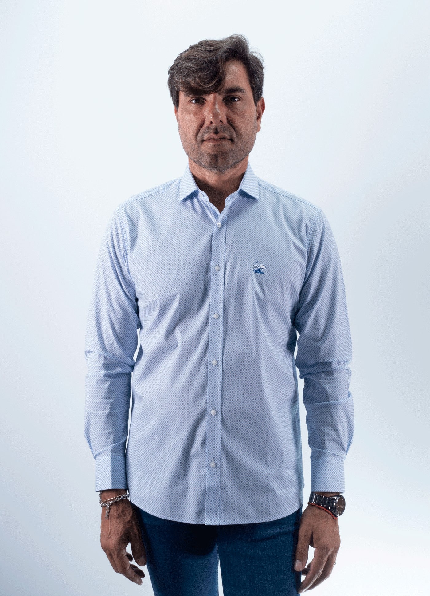 CAMISA HOTJAR LA VESPITA AZUL