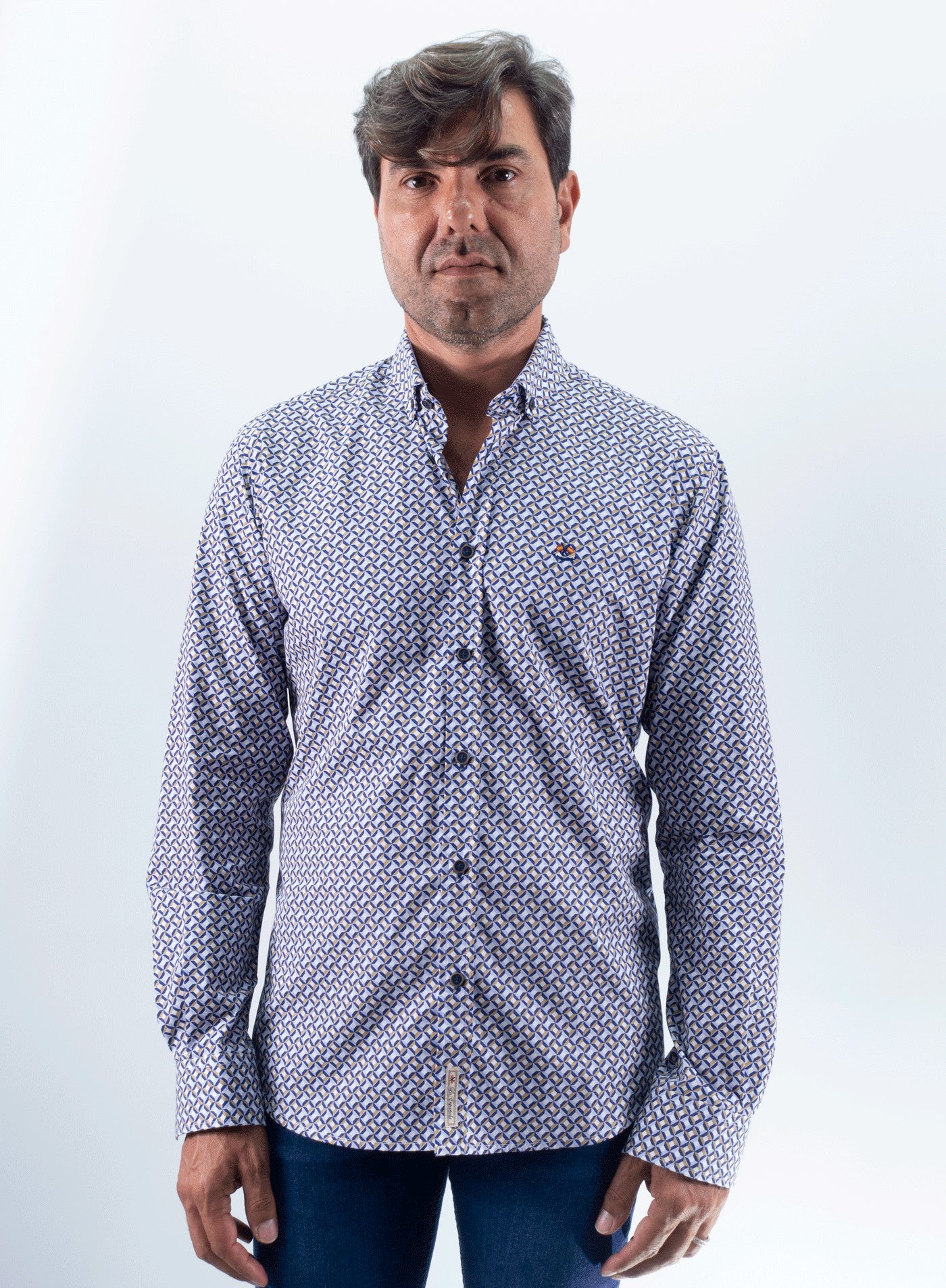 CAMISA CADENETA LA ESPANOLA AZUL
